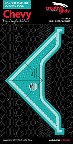 Creative Grids Machine Quilting Tool 3 Pack - Taj, Elvira, Chevy - Designed by Angela Walters - Image 4